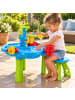 relaxdays Wasserspieltisch "3 Fächer" in Bunt - (B)60 x (H)38 x (T)60 cm