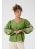Cream Langarm-Bluse CRDanielle Regular fit in Jade Green