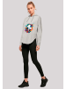 F4NT4STIC Oversized Hoodie Bunte Fußball Grafik in grau