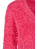 Urban Classics Urban Classics Damen Ladies Cropped Feather Cardigan in hibiskus pink
