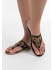 usha FESTIVAL Sandalen Aus Leder in Schwarz