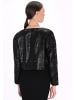 faina Women Jacket in black snake