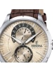 Festina Analog, Multifunktion-Armbanduhr Festina Retro braun extra groß (ca. 46mm)