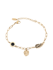 faina Bracelet in Gold Black