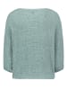 Zero  Grobstrick-Pullover mit Fledermausärmeln in Silver Blue