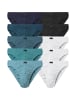 H.I.S Slip in hellblau, petrol, navy, weiß, schwarz