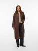 Vero Moda Mantel in Chocolate Brown