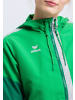 erima Squad Tracktop Jacke mit Kapuze in fern green/smaragd/silver grey