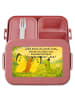 Mr. & Mrs. Panda MEPAL Bentobox Raupe Schmetterling Design mit S... in Rot Pastell
