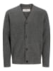 Jack & Jones Strickjacke in Grey Melange