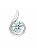 Adeliás Damen 333 Weißgold Anhänger mit Zirkonia in silber