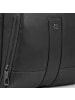 Piquadro Carl Rucksack RFID Schutz Leder 38.5 cm Laptopfach in black