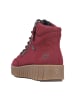 rieker Plateau Stiefel in Rot