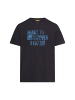 Camel Active T-Shirt aus reiner Baumwolle in Dunkelblau