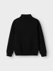 name it Troyer Sweatshirt NKMBRODY ZIP BRU in black