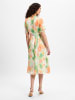 More & More Kleid in orange grün - 0001