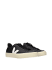 Veja Schwarz Leder Low Top Sneaker