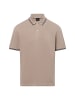 Bugatti Poloshirt in beige marine - 0002