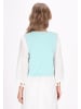 IZIA Women Vest in turquoise multicolor