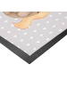 Mr. & Mrs. Panda Schmutzfangmatte Schnecken Liebe ohne Spruch in Grau Pastell