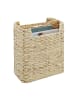 relaxdays Zeitungsständer in Natur - (B)32 x (H)38 x (T)18 cm