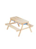 relaxdays Kindersitzgruppe in Natur - (B)89 x (H)50 x (T)86 cm