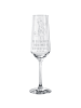 Mr. & Mrs. Panda Champagnerglas Fuchs Koch mit Spruch in Transparent