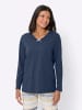 Sieh an! Schlafanzug-Shirt in jeansblau