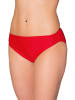 Aquarti Aquarti Damen Bikini Hose mit mittelhohem Bund in rot