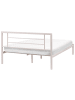 Beliani 2-tlg Doppelbett CUSSET in Beige