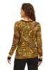 Betty Barclay Feinstrickpullover mit Print in Brown/Yellow