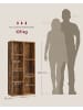 VASAGLE Bücherregal Custos in Braun - (B)50 x (H)106 x (T)24 cm