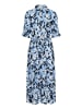 Kaffe Kleid KAmira Regular fit in Blue Flower Print