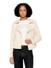 CARTOON Blazer-Jacke mit offenem Saum in beige