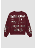s.Oliver Sweatshirt in 4917_bordeaux