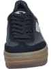 rieker Sneakers Low in schwarz/schwarz/silver