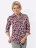 WITT WEIDEN Poloshirt in orchidee-ecru-bedruckt