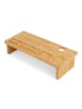 relaxdays Monitorständer in Natur - (B)54 x (H)9 x (T)23 cm