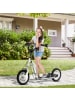 HOMCOM Kinderscooter in Weiß 120L x 58B x 95H cm