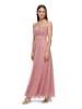 Vera Mont Abendkleid im Glitzer-Look in Rosé/Silver