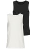 Vivance Tanktop in schwarz, creme