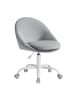 SONGMICS Bürostuhl Lenna in Taubengrau - (B)60 x (H)(80-90) x (T)60 cm