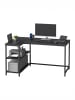 VASAGLE Computertisch Barnet in Schwarz - (B)120 x (H)76 x (T)80 cm