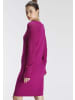 Tamaris Strickkleid in beere melange