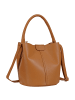 Toscanto Toscanto Umhängetasche Leder braun, tan ca. 26cm
