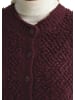 Marc O'Polo DENIM Ärmelloser Bubble-Bouclé-Cardigan regular in Rhubarb Jam