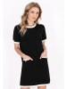 DreiMaster Klassik Women Dress in black offwhite