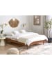 Beliani 2-tlg Doppelbett TOUCY in Braun