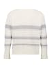 Betty Barclay Feinstrickpullover mit Lurexfaden in Patch Cream/Grey
