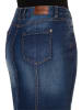 sheego Jeansrock in dark blue Denim